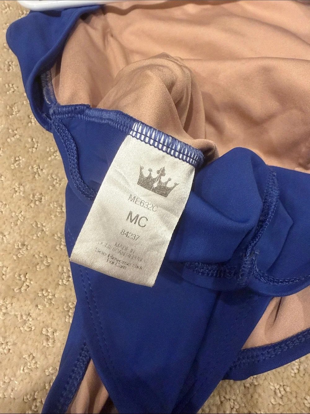 MARIIA CROWN, Girls Mock Neck Tank Leotard, size M